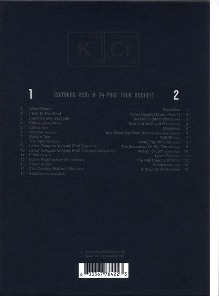 King Crimson : The Elements (2014 Tour Box) (2xCD, Comp)