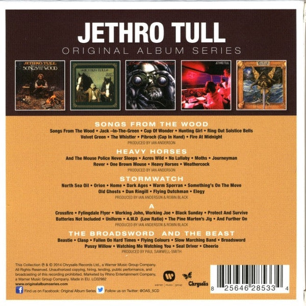 Jethro Tull : Original Album Series (CD, Album, RE, RM + CD, Album, RE, RM + CD, Album,)