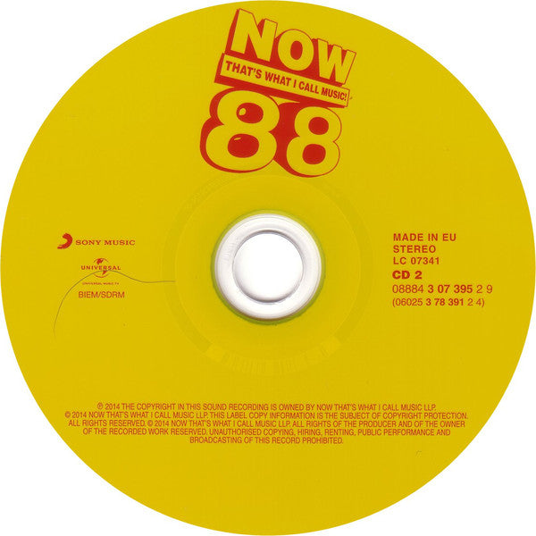 Various : Now That's What I Call Music! 88 (2xCD, Comp)