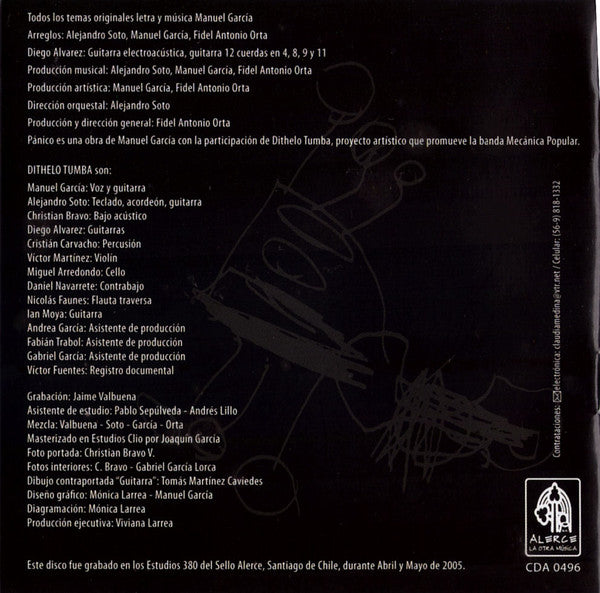 Manuel Garcia : Pánico (CD, Album)
