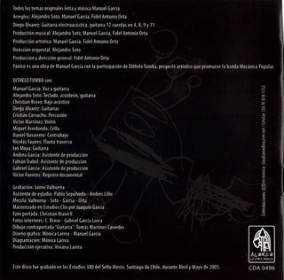 Manuel Garcia : Pánico (CD, Album)
