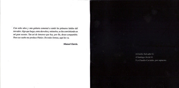 Manuel Garcia : Pánico (CD, Album)