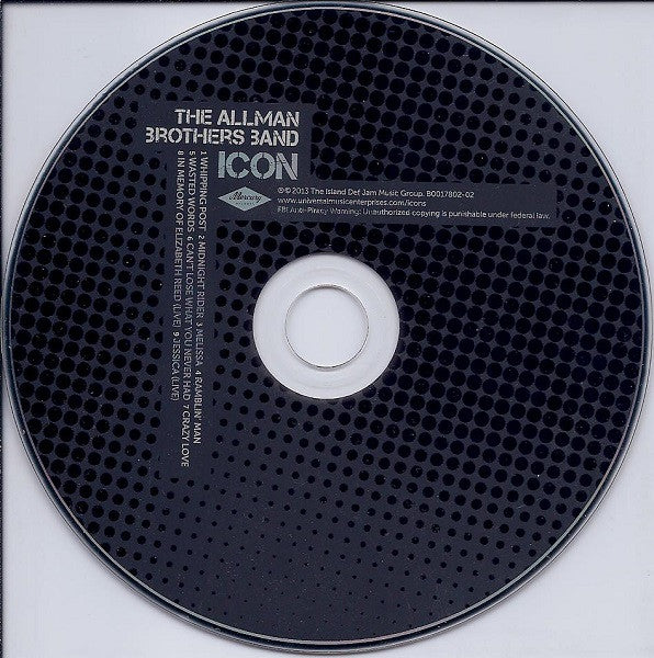The Allman Brothers Band : Icon (CD, Comp)