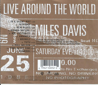 Miles Davis : Live Around The World (CD, Album)
