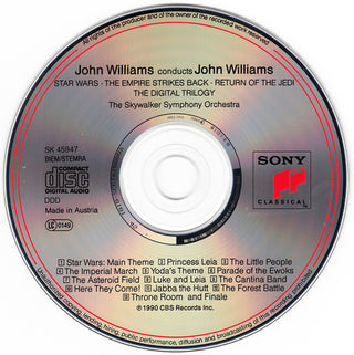 John Williams (4) Conducts John Williams (4) : The Star Wars Trilogy (Star Wars / The Empire Strikes Back / Return Of The Jedi) (CD, Album, RE, Lim)