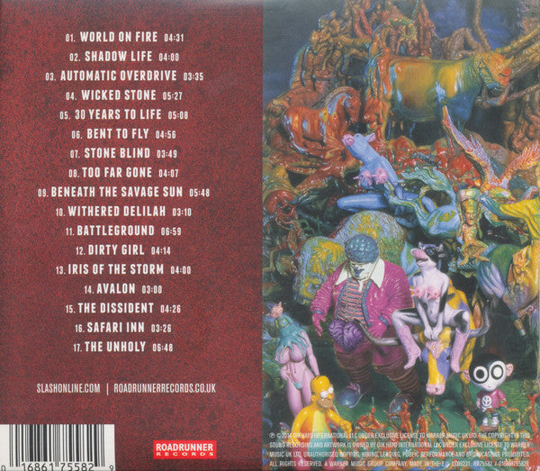 Slash (3) Featuring Myles Kennedy And The Conspirators : World On Fire (CD, Album, Gat)