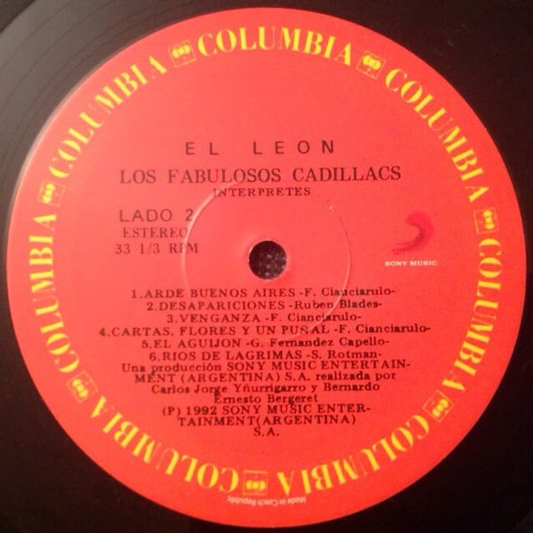 Los Fabulosos Cadillacs : El León (LP, Album, RE)
