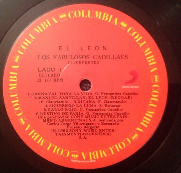 Los Fabulosos Cadillacs : El León (LP, Album, RE)