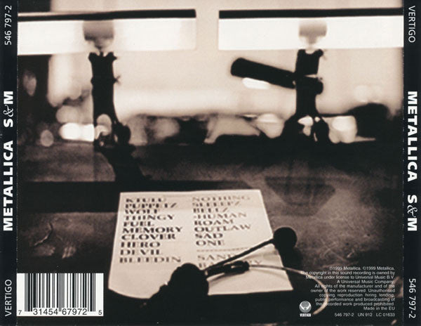 Metallica With Michael Kamen Conducting The San Francisco Symphony Orchestra* : S&M (2xCD, Album, RP)