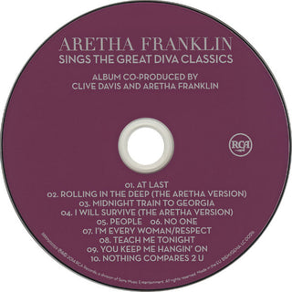 Aretha Franklin : Sings The Great Diva Classics (CD, Album)