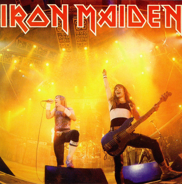 Iron Maiden : Running Free (7", Single, RE)