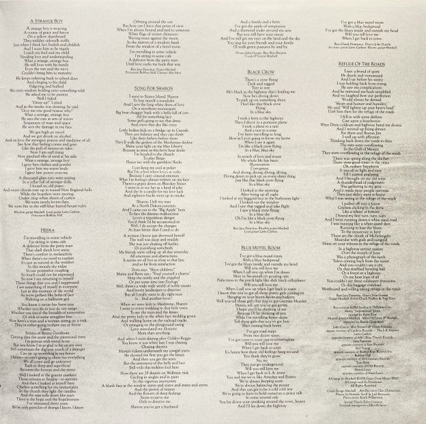 Joni Mitchell : Hejira (LP, Album, RE, RM, 180)