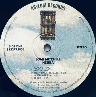 Joni Mitchell : Hejira (LP, Album, RE, RM, 180)