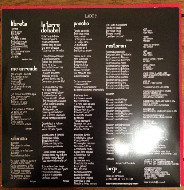 Los Tres (2) : Fome (LP, Album, Ltd, RE, Gat)