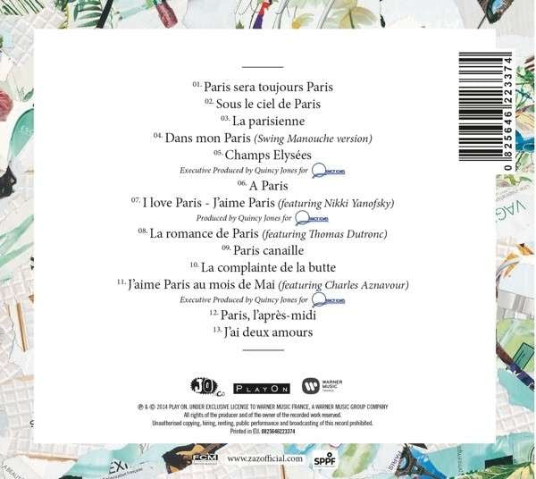 ZAZ : Paris (CD, Album)