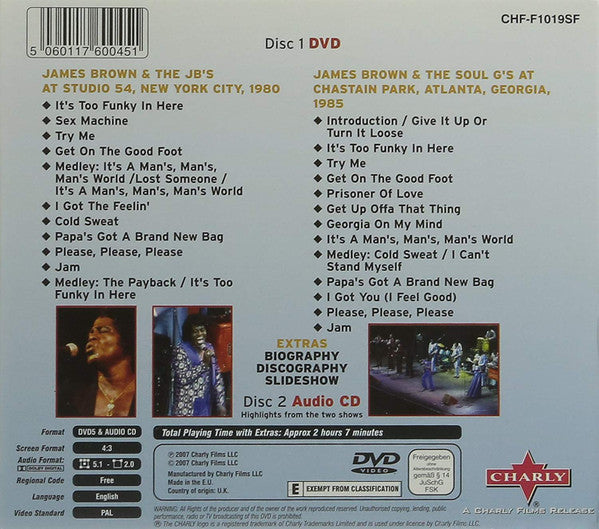 James Brown : Double Dynamite (Comp + DVD-V, PAL + CD, Comp)