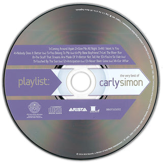 Carly Simon : Playlist: The Very Best Of Carly Simon (CD, Comp)
