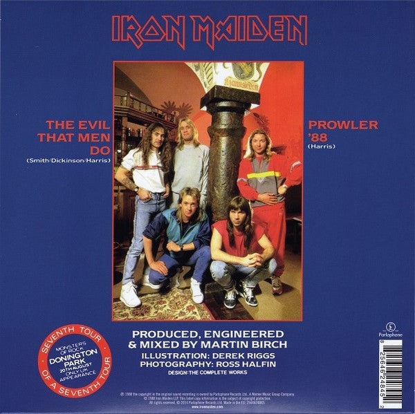 Iron Maiden : The Evil That Men Do (7", Single, RE)