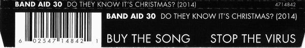 Band Aid 30 : Do They Know It's Christmas? (2014) (CD, Single)