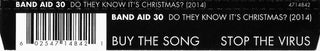 Band Aid 30 : Do They Know It's Christmas? (2014) (CD, Single)