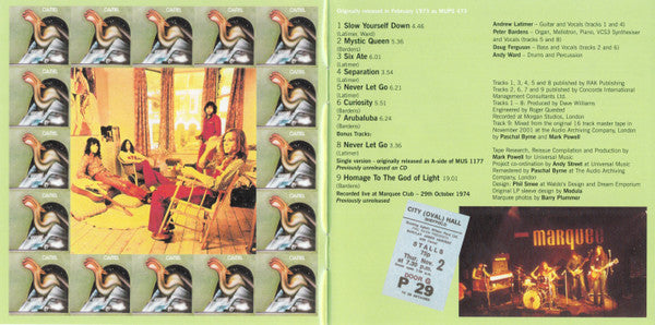 Camel : Camel (CD, Album, RE, RM, RP)