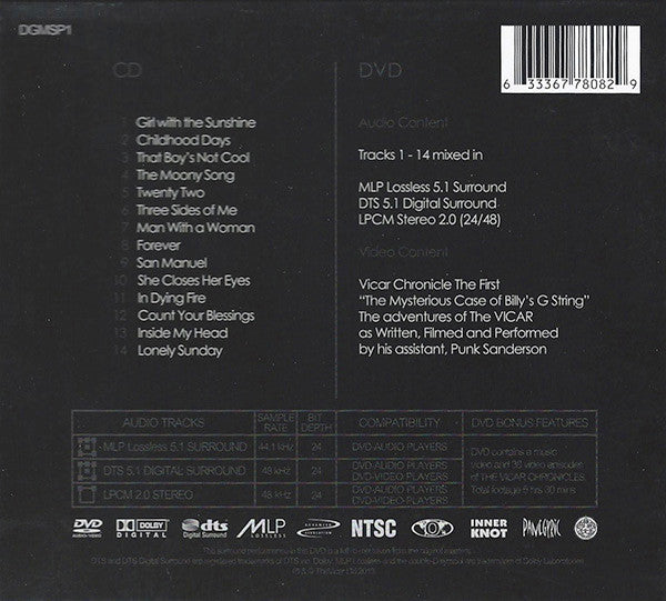 The Vicar (2) : Songbook #1 (CD, Album + DVD-V, Album, Multichannel, NTSC)