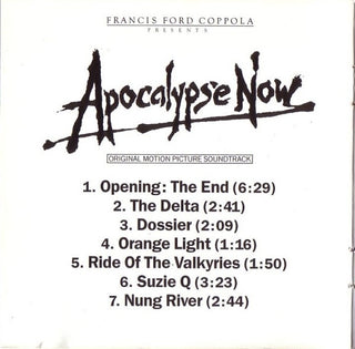 Carmine Coppola And Francis Ford Coppola : Apocalypse Now (Original Motion Picture Soundtrack) (CD, Album, RE)