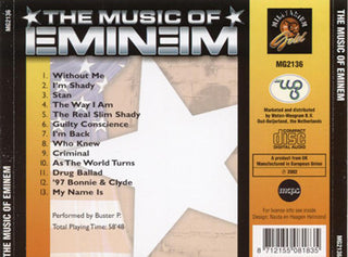 Buster P. : The Music Of Eminem (CD, Album)