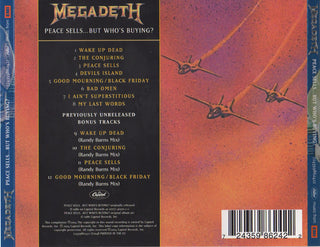 Megadeth : Peace Sells... But Who's Buying? (CD, Album, RE, RM, RP, Rem)