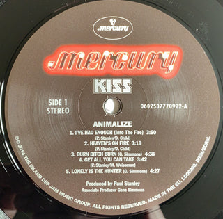 Kiss : Animalize (LP, Album, Ltd, RE, 180)