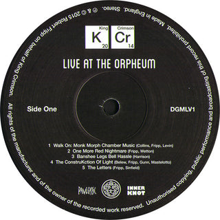 King Crimson : Live At The Orpheum (LP, Album, Ltd)