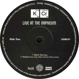 King Crimson : Live At The Orpheum (LP, Album, Ltd)