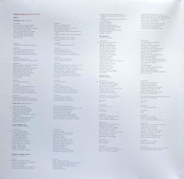 Maria Callas : Remastered (LP, Comp, RM, S/Edition, 180)