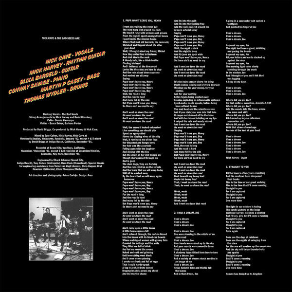 Nick Cave & The Bad Seeds : Henry's Dream (LP, Album, RE, RM)