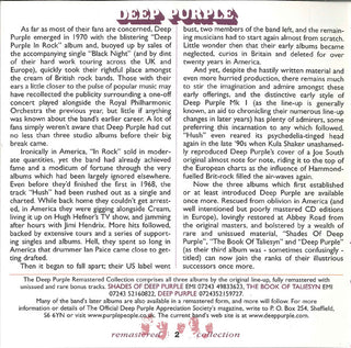 Deep Purple : Deep Purple (CD, Album, RE, RM)