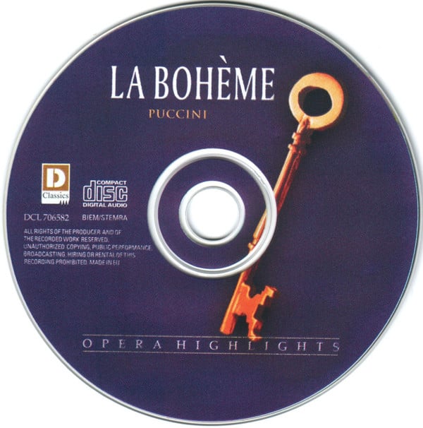 Giacomo Puccini - Renata Scotto, Alfredo Kraus, National Philharmonic Orchestra, James Levine (2) : La Bohème Opera Highlights (CD, Album)