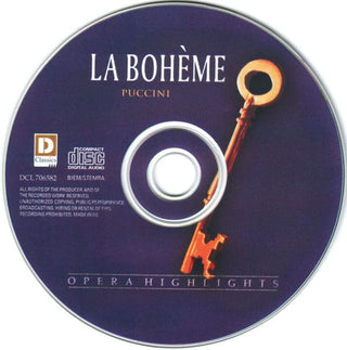 Giacomo Puccini - Renata Scotto, Alfredo Kraus, National Philharmonic Orchestra, James Levine (2) : La Bohème Opera Highlights (CD, Album)