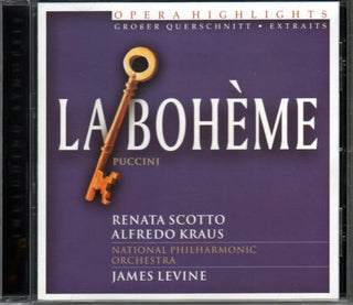 Giacomo Puccini - Renata Scotto, Alfredo Kraus, National Philharmonic Orchestra, James Levine (2) : La Bohème Opera Highlights (CD, Album)