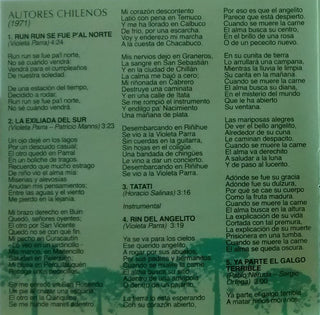Inti Illimani : Autores Chilenos (CD, Album, RE)
