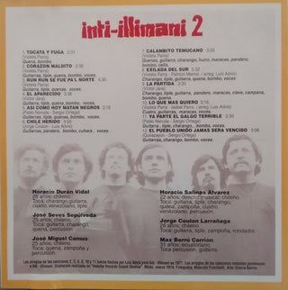 Inti Illimani : Inti-Illimani 2 - La Nueva Cancion Chilena (CD, Album, RE)