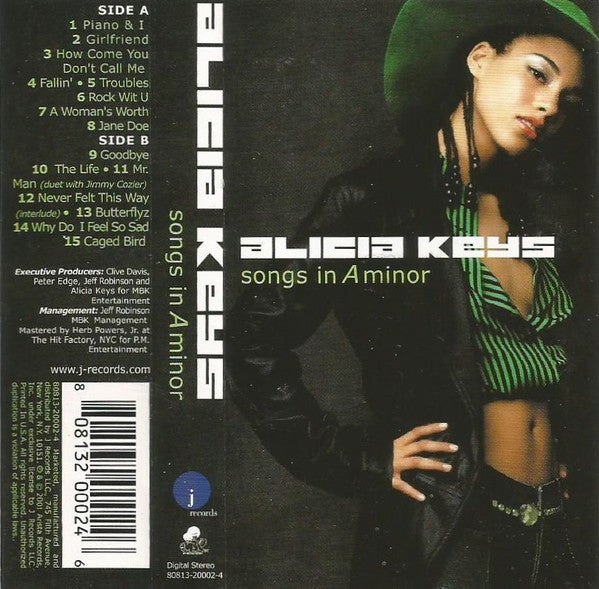 Alicia Keys : Songs In A Minor (Cass, Album)