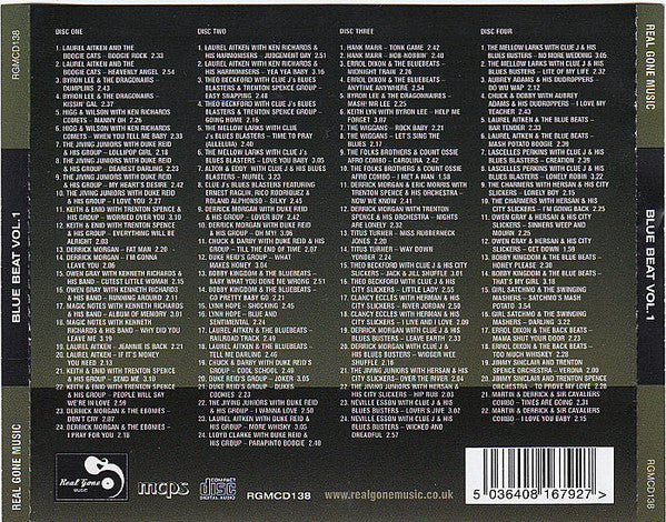 Various : Blue Beat: The Singles - Vol. 1 BB1 - BB48 (4xCD, Comp, RM)