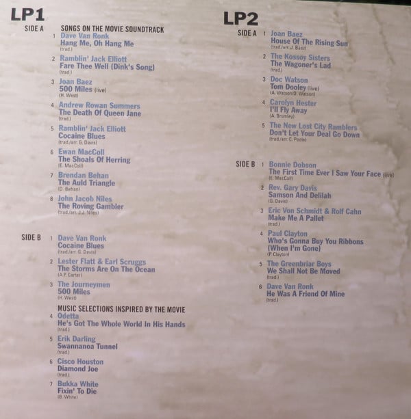 Various : Inside Llewyn Davis - Movie Soundtrack & Other Music Selections Inspired By The Film (2xLP, DMM)