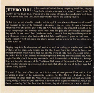 Jethro Tull : Songs From The Wood (CD, Album, RE, RM)