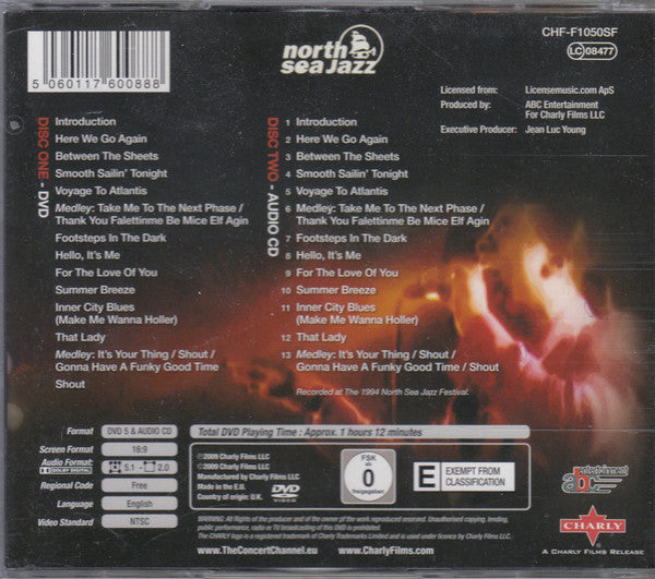 The Isley Brothers : Here We Go Again (DVD-V, NTSC + CD)