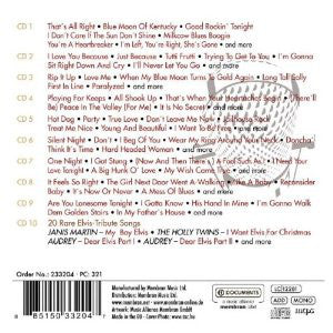 Elvis Presley : Golden Boy  (All 146 Originals From The King 1954-1960 & 20 Rare Elvis-Tribute Songs) (10xCD, Comp, Mono + Box)