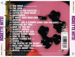 Roxette : Hits (A Collection Of Their 20 Greatest Songs!) (CD, Comp, RE, RM)