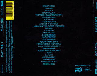 Daft Punk : Alive 2007 (CD, Album)
