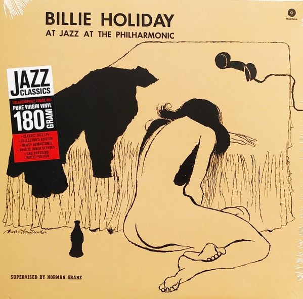 Billie Holiday : At Jazz At The Philharmonic (LP, Album, Ltd, RE, RM, 180)