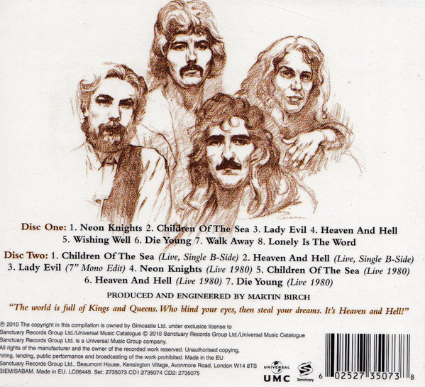 Black Sabbath : Heaven And Hell (CD, Album, RE + CD, RE + Dlx, RE, RM, Dig)